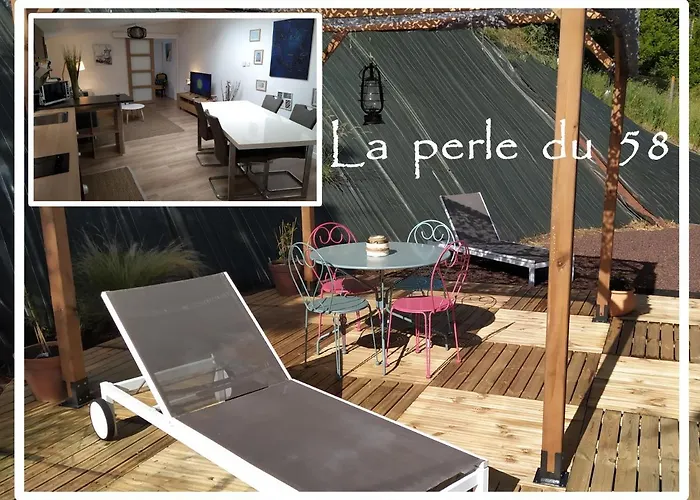 La Perle Du 58 - T2 Parking Wifi Terrasse Clim